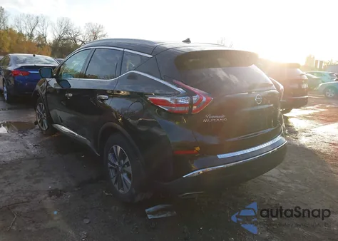 2015 Nissan Murano Sl из США, поврежденный, VIN 5N1AZ2MG8FN202802